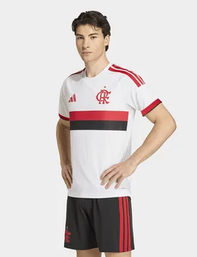 Mens Maglia Away Authentic 26 CR Flamengo - Bianco, bianco bianco Uomo taglia M - Adidas - FashionsVida