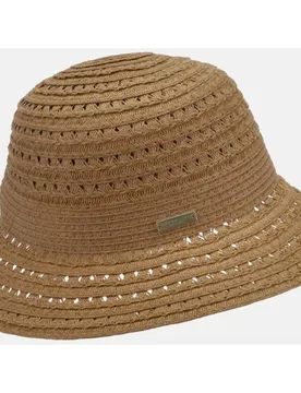 Sombrero de cloche en mezcla trenzada de papel - Seeberger - FashionsVida