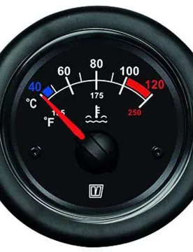 °c Temparature Indicator 12-24v Black 52 mm unisex - VETUS - FashionsVida