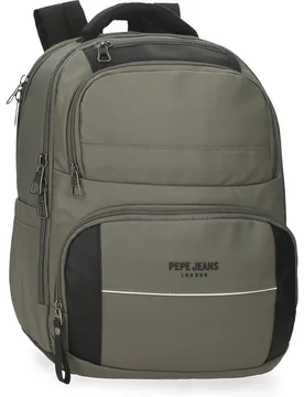 Mochila porta ordenador 15,6" dortmund con dos compartimentos y adaptable a trolley - Pepe Jeans - FashionsVida