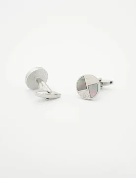 Gemelos de hombre en forma circular - Mirto - FashionsVida