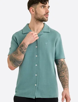 Nautica Lundy Mens SS Shirt - Nautica - FashionsVida