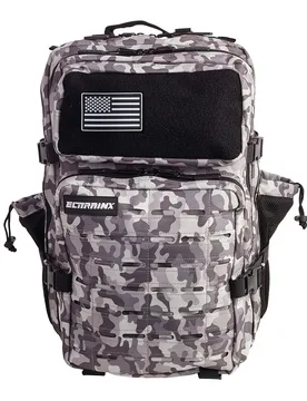 Sac à Dos V2 45l Tactical Black / White Camouflage One Size - Elitex Training - FashionsVida