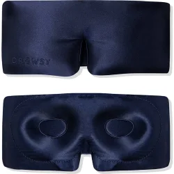 Antifaz de Seda Protección de Pestañas Midnight Blue