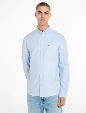Camisa de hombre de manga larga regular fit - Tommy Jeans - FashionsVida