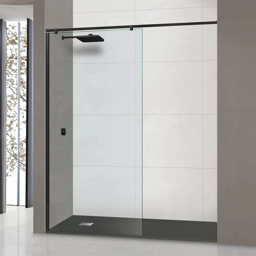 Mampara de ducha con panel fijo Módena-10 CC - Ibermampara - FashionsVida