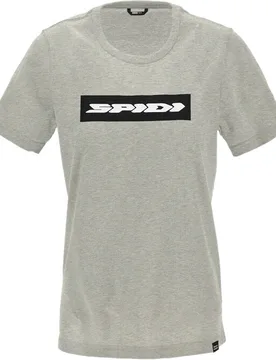 T-Shirt Casual LOGO 2 T-SHIRT LADY Melange Grigio taglia XS - Spidi - FashionsVida