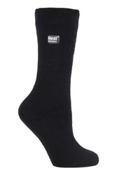 Womens Lite Winter Plain Thermal Socks - - Size: M