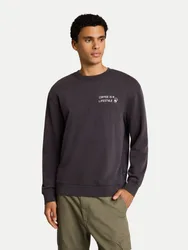 Relaxed-Fit Sweatshirt mit Print Beige XL