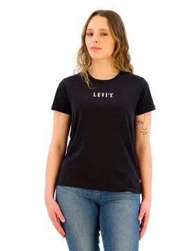 Maglietta A Maniche Corte The Perfect Serif Emb Caviar XS - Levi´s ® - FashionsVida