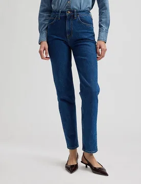 Vaquero recto Carol de mujer de tiro alto - Lee - FashionsVida