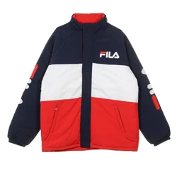 Giaccone Uomo Nikolla Padded Black Iris/true Red/bright White