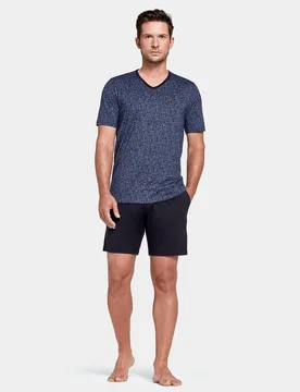 Pijama corto de hombre de punto en varios colores - Impetus - FashionsVida