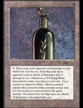 Bottle of Suleiman Arabian Nights - Magic: The Gathering - FashionsVida
