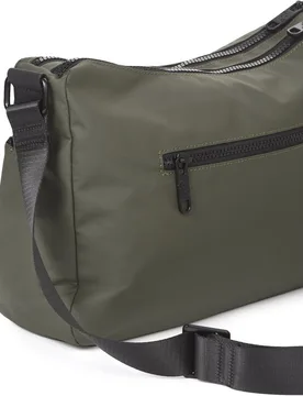 Bandolera dual grande color khaki de mujer - Kcb - FashionsVida