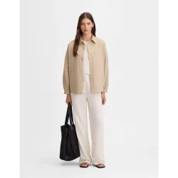 Sobrecamisa de mujer con bolsillos