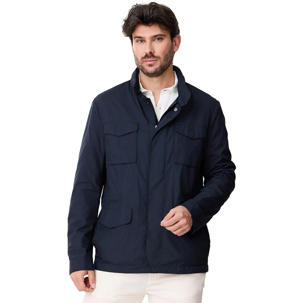 Parka de hombre microfibra capucha oculta - Buccino - FashionsVida