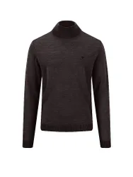Rollkragenpullover braun S Herren