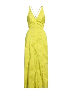 Vestido largo Mujer Verde lima 38,42 Mujer - Ganni - FashionsVida