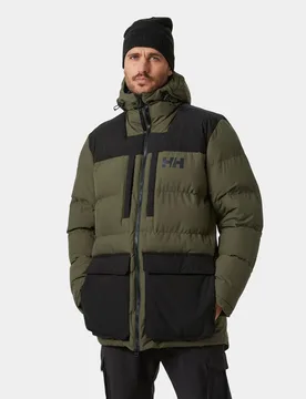 Men's Patrol Puffy Insulated Jacket Green 2XL - Utility Green - Male - Helly Hansen - FashionsVida