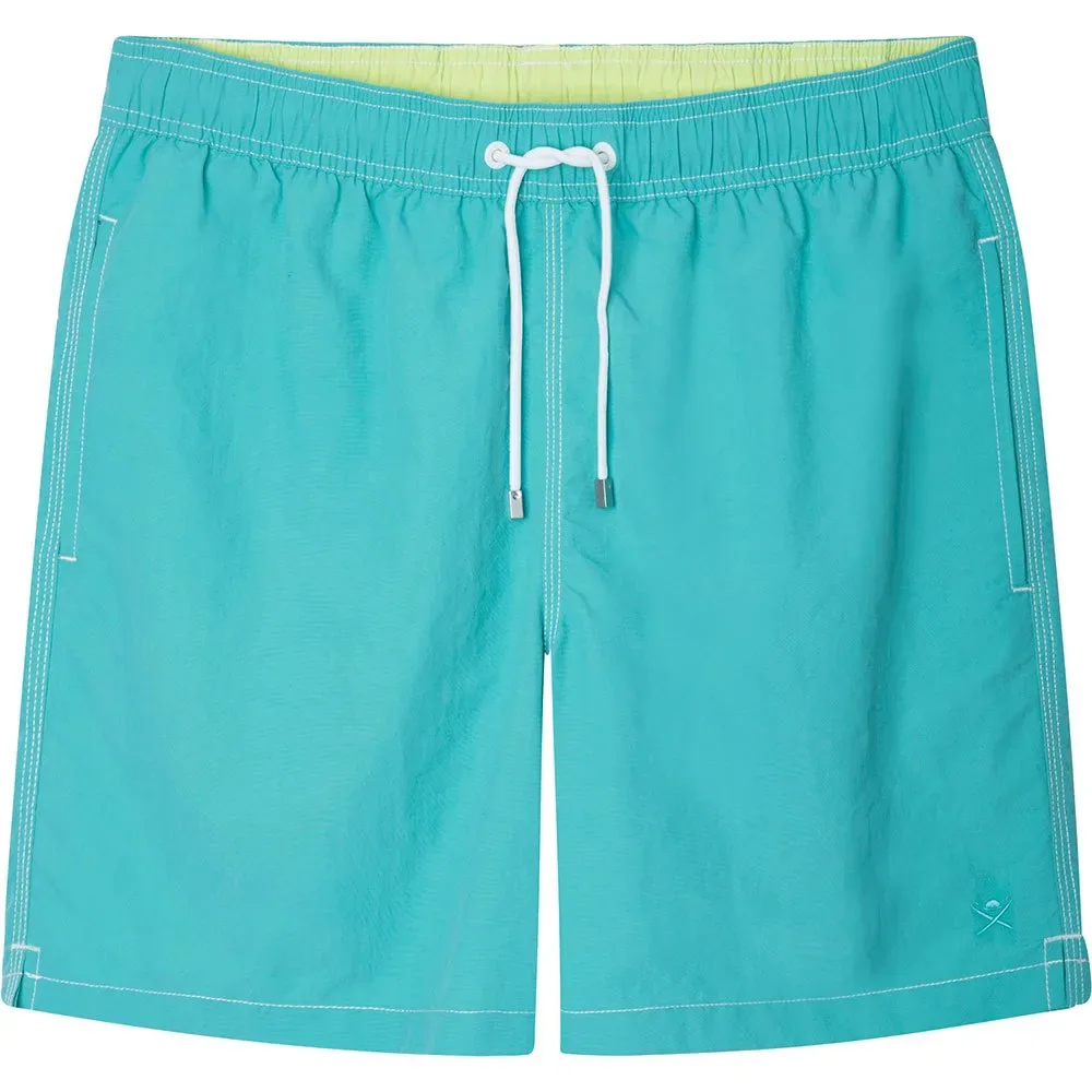 Pantaloncino Da Bagno Core Solid Volley Bright Aqua XL - Hackett - FashionsVida