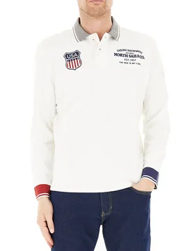 Polo maniche lunghe PANNA XXL - North Sails - FashionsVida