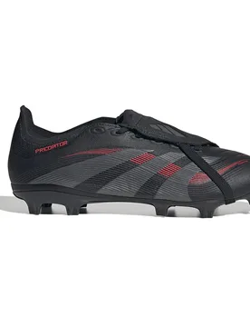 Chaussures De Football Predator League Fold Over Tongue Fg/mg Core Black / Grey Four / Lucid Red EU 43 1/3 - Adidas - FashionsVida