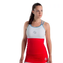 Kyoto Sleeveless T-shirt Red S