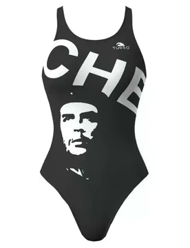 Che Guevara Pro Resist Swimsuit Black / White 5XL Women - TURBO - FashionsVida