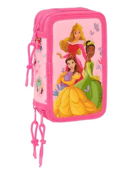 Trousse Princesas Disney 12.5x19.5x5.5 Cm Triple Multicolor One Size male - Safta - FashionsVida