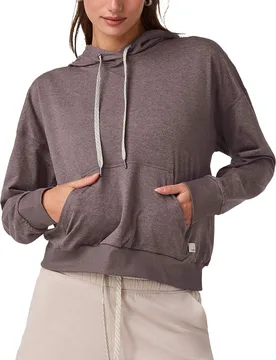 Sweat ultra doux - Modern Pullover Hoodie W Huckleberry Heather - Taille S - Marron - Vuori - FashionsVida