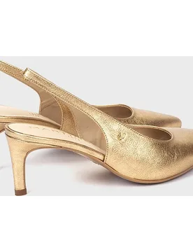 Zapatos de tacón de mujer de piel con elástico en color - Martinelli - FashionsVida