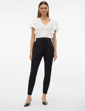Pantalón largo de mujer tiro medio - Vero Moda - FashionsVida