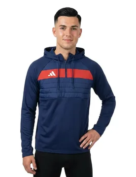 Sweat à Capuche Tiro 25 Essentials Winterized Training Team Navy Blue 2 / Red / White L - Adidas - FashionsVida