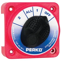 No Locking Compact Battery Switch Red One Size unisex