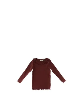 T-shirt maniche lunghe BORDEAUX 110 - LIL' ATELIER - FashionsVida