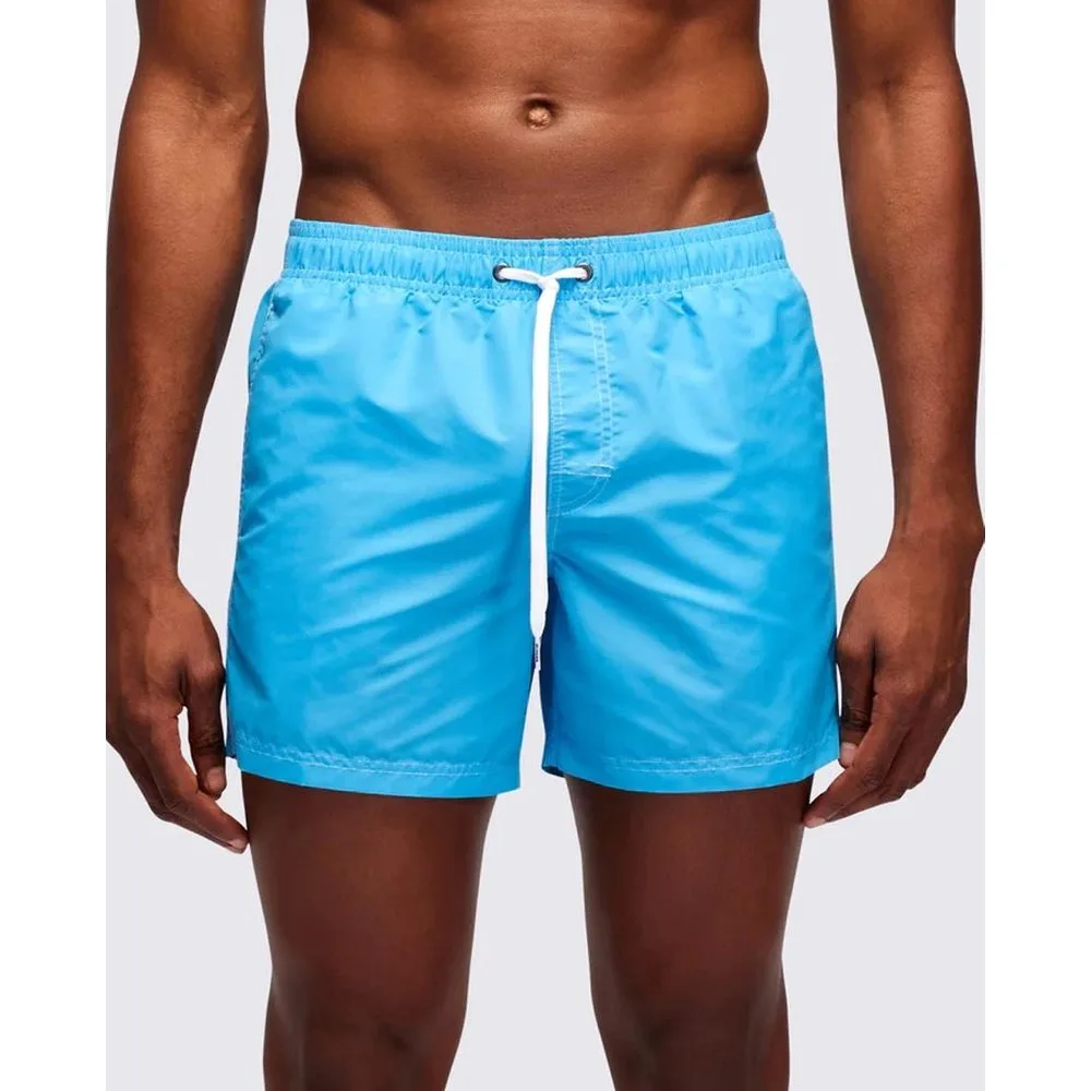 Bañador bermuda de hombre liso kaki - Sundek - FashionsVida