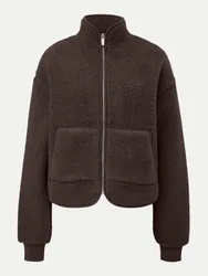 Teddyjacke mit Metallreißverschluss 8945-BROWN M
