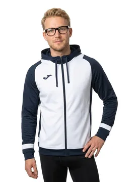 Sweat-shirt à Zip Lider White / Navy 5XL Homme - Joma - FashionsVida