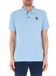Polo in cotone AZZURRO CHIARO M