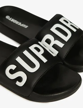 Superdry Damen Core Badesandalen Black - Größe: 5-6 - 29.99 - FashionsVida