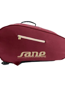 Pro Leather Padel Racket Bag Ruby One Size - Sane Padel - FashionsVida