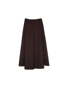 Falda midi rojo oscuro 34 - Marc O'Polo - FashionsVida