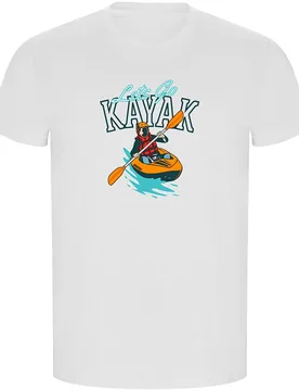 Lets Go Eco Short Sleeve T-shirt White XL Men - Kruskis - FashionsVida