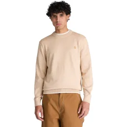 Jersey de hombre de cuello redondo de algodón williams river