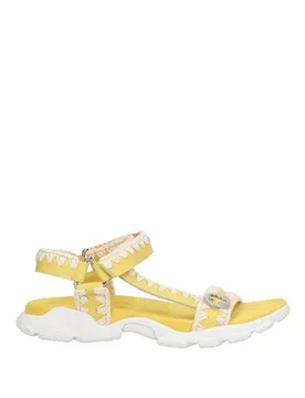 Sandale Damen Pastellgelb 37,38,39,40,41 Damen - Mou - FashionsVida