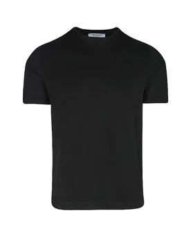 T-Shirt schwarz 54 Herren - Gran Sasso - FashionsVida