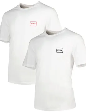 Hugo Maglietta A Maniche Corte Dugopak 1026662 White XS - Hugo Boss - FashionsVida
