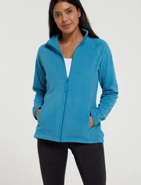 Raso Womens Fleece - Teal - Teal - Size: 12 - Mountain Warehouse - FashionsVida