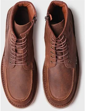 Botines de hombre de piel con cordones - Toni Pons - FashionsVida